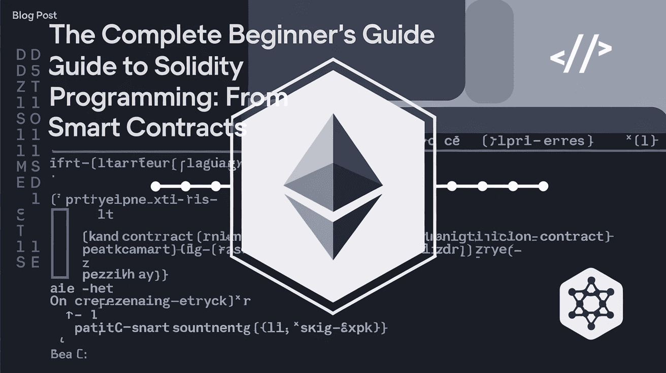 The Complete Beginner's Guide to Solidity Programming: From Zero to Smart Contracts
