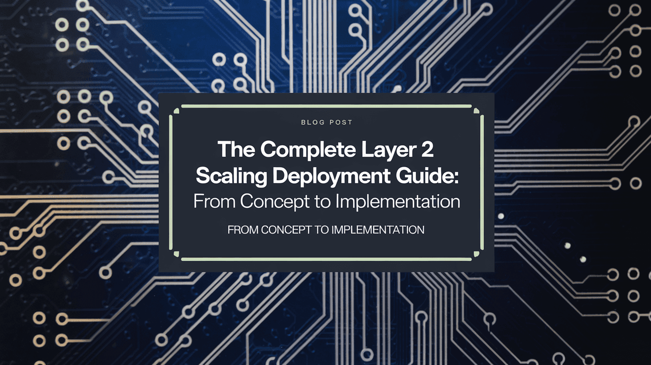 The Complete Layer 2 Scaling Deployment Guide: From Concept to Implementation