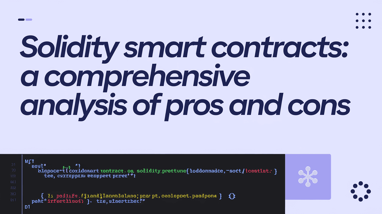 Solidity Smart Contracts: A Comprehensive Analysis of Pros and Cons