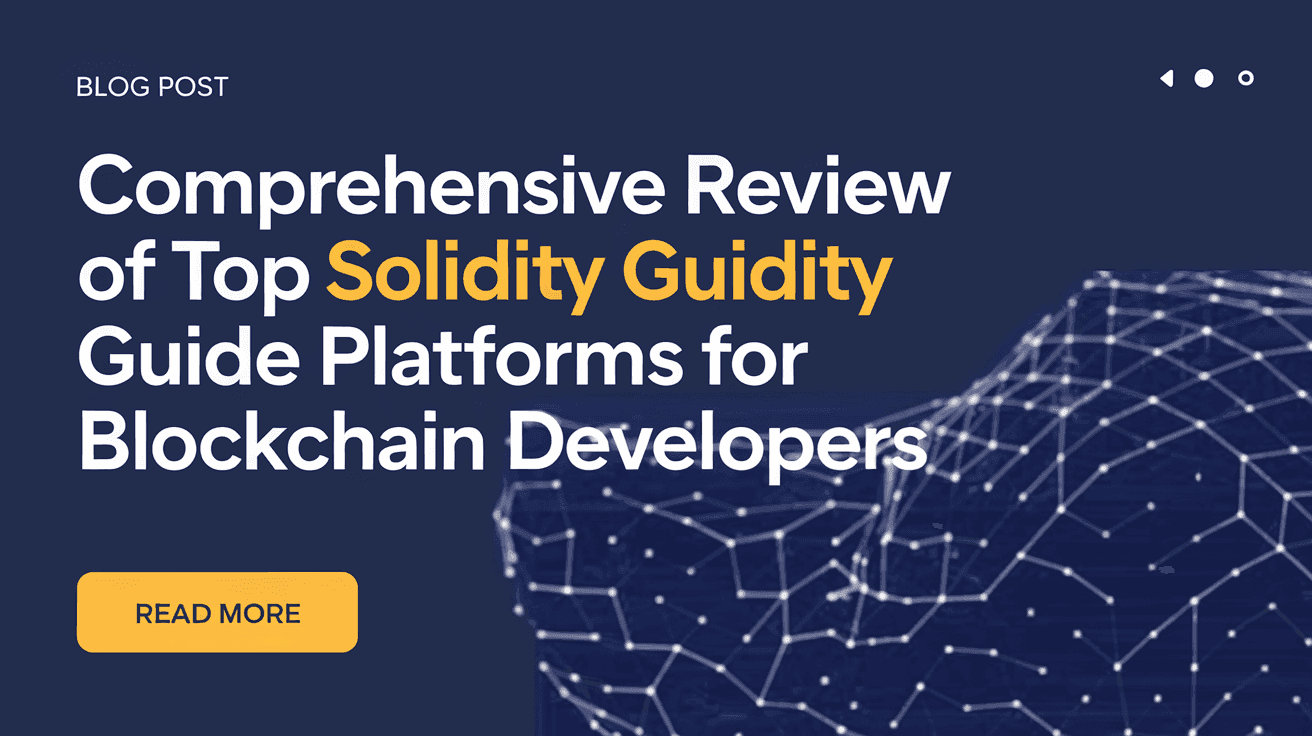 Comprehensive Review of Top Solidity Guide Platforms for Blockchain Developers